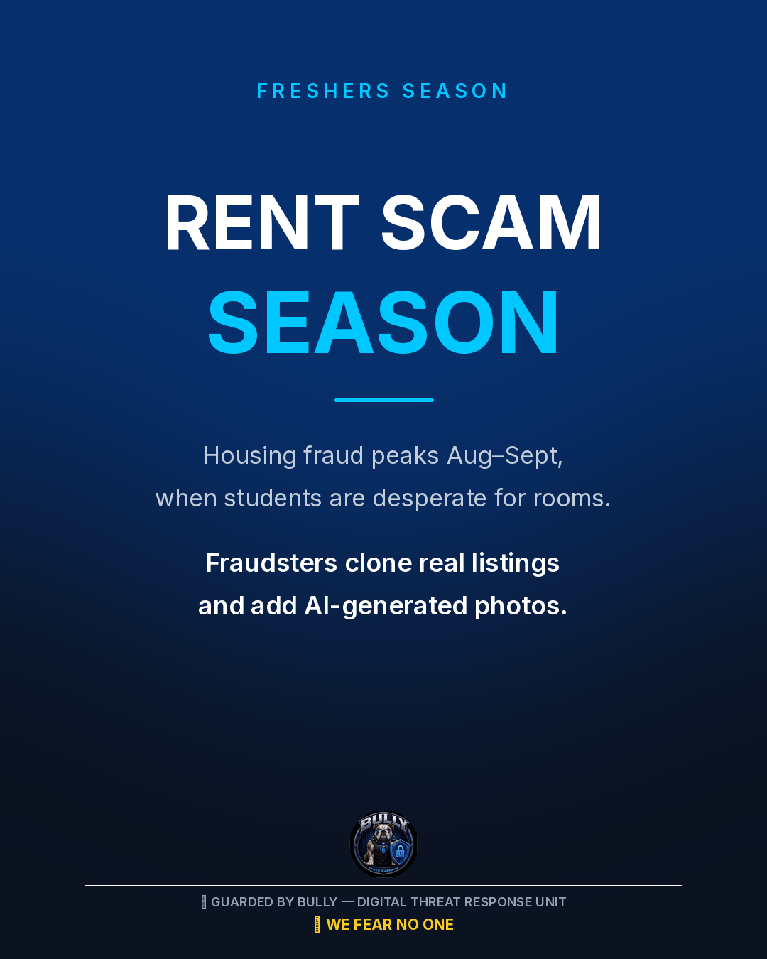Freshers scam season guide